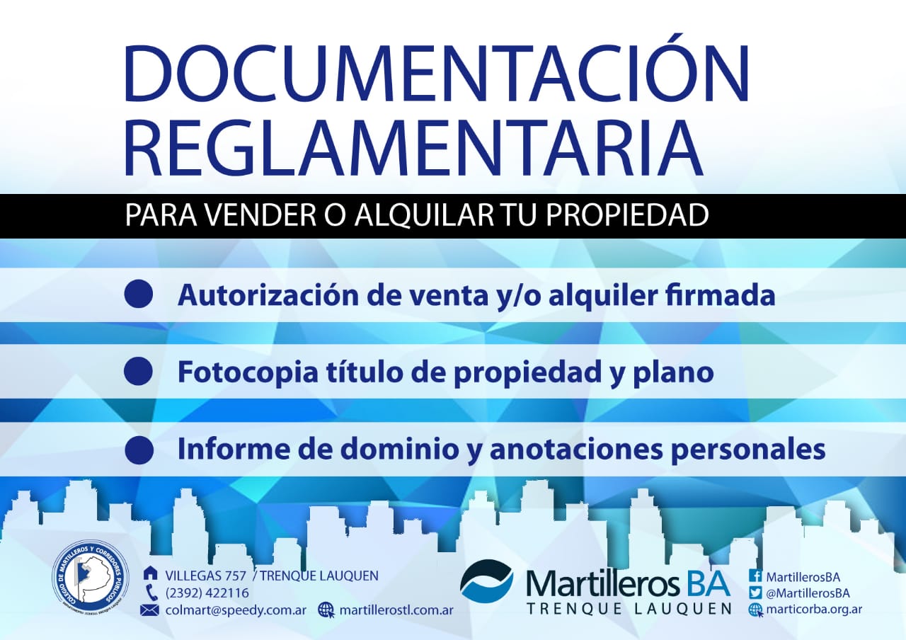 Documentación reglamentaria para vender o alquiler tu propiedad