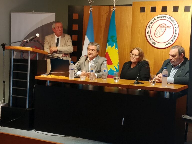 Reunión en Junín de Presidentes de los Colegios de Martilleros de la Provincia para la presentación de estadísticas del sector