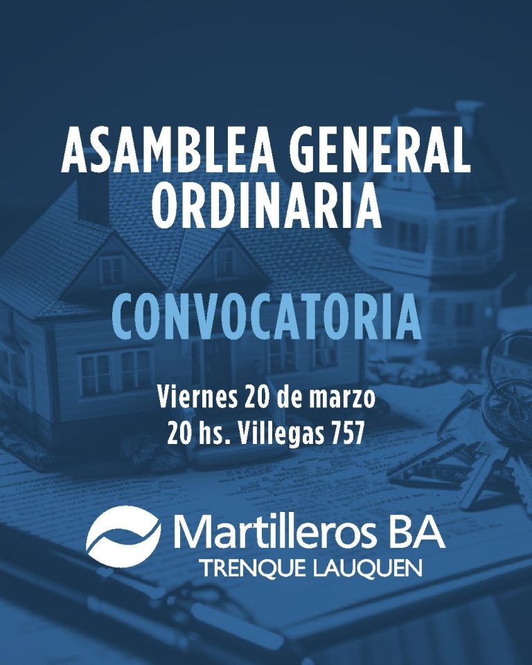 Convocatoria a Asamblea General Ordinaria