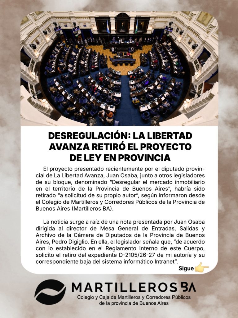 Desregulación: La Libertad Avanza retiró el proyecto de ley en Provincia